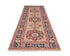 4x12 Beige Blue Aryana Afghan Hand Knotted Veg Dye Wool Runner Rug